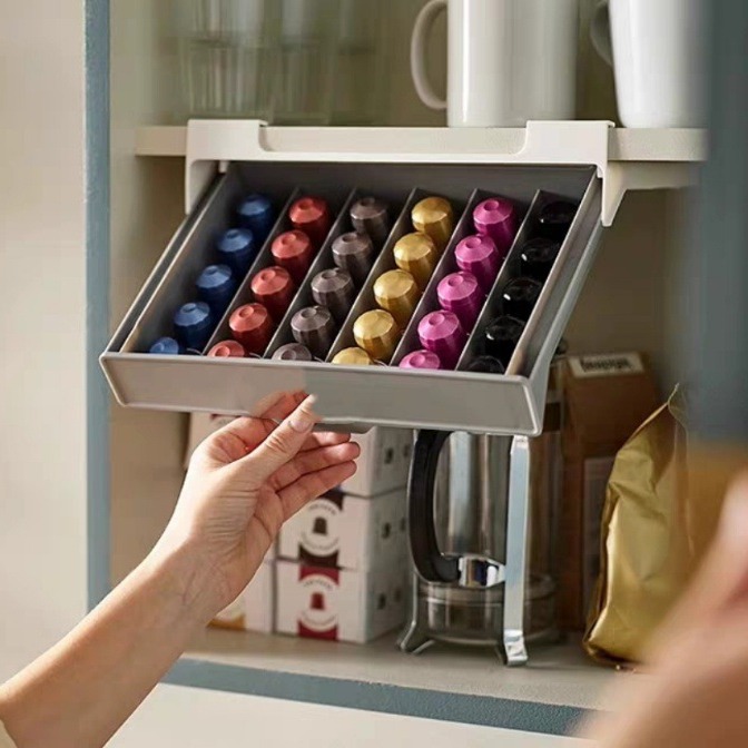 Coffee Tea Box - Soporte para cápsulas de café, caja