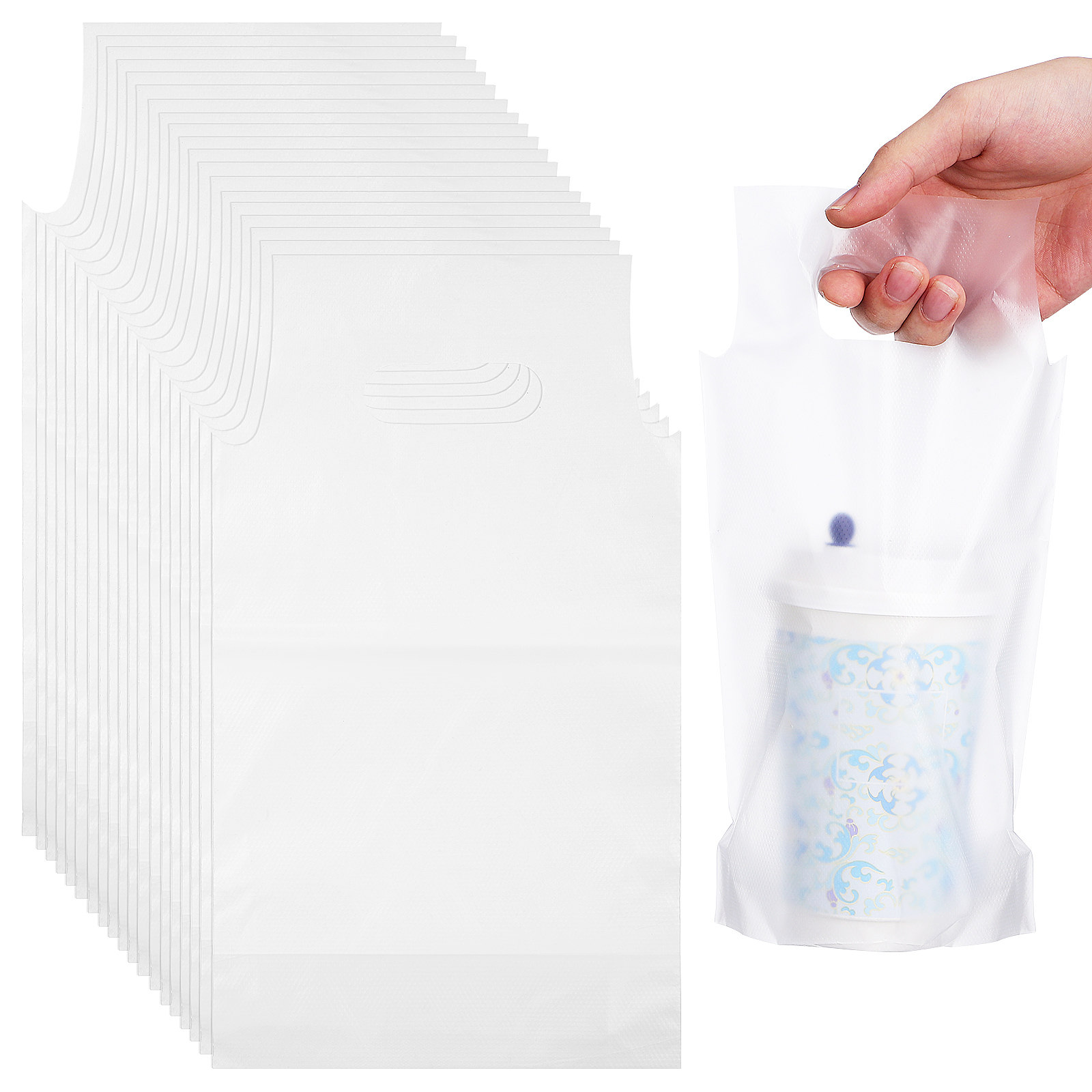 Coffee Tea Drink - 500 Bolsas para Bebidas con Asa