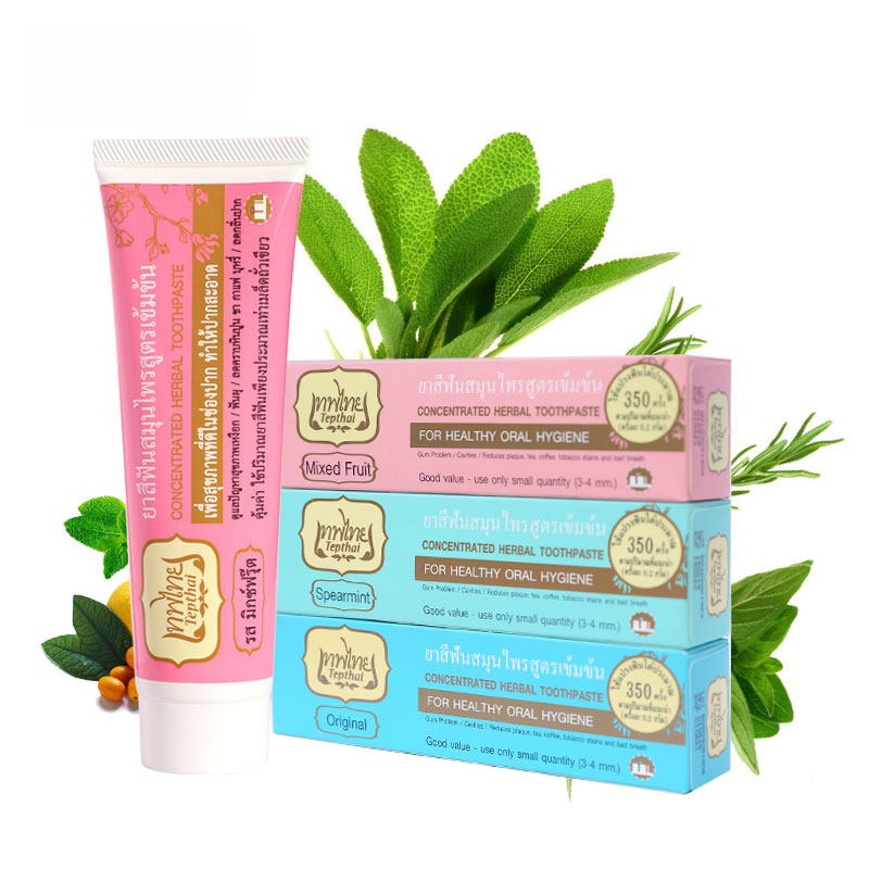 Coffee Tea Thai - Pasta Dental Herbal Concentrada Tradicional Tailandesa