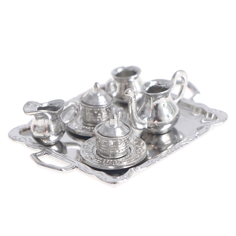 Coffee Tea And Sugar Set - 10 unids/set 1/12 casa de muñecas