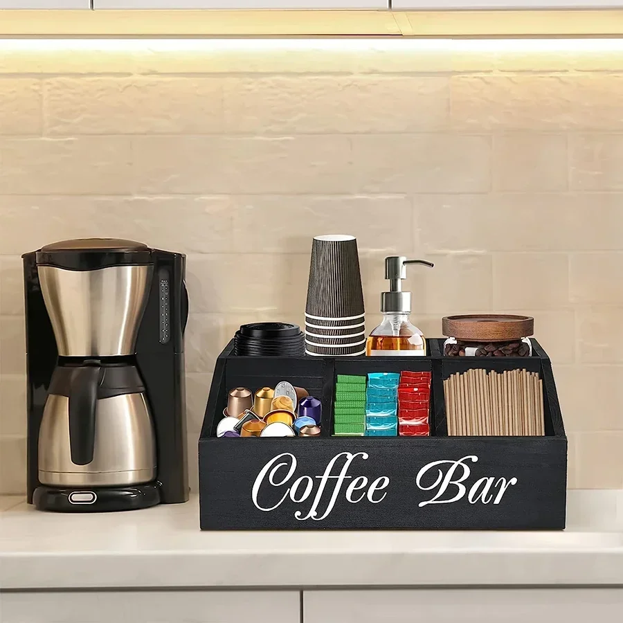 Coffee Tea Box - Caja de Almacenamiento de Café, Cesta