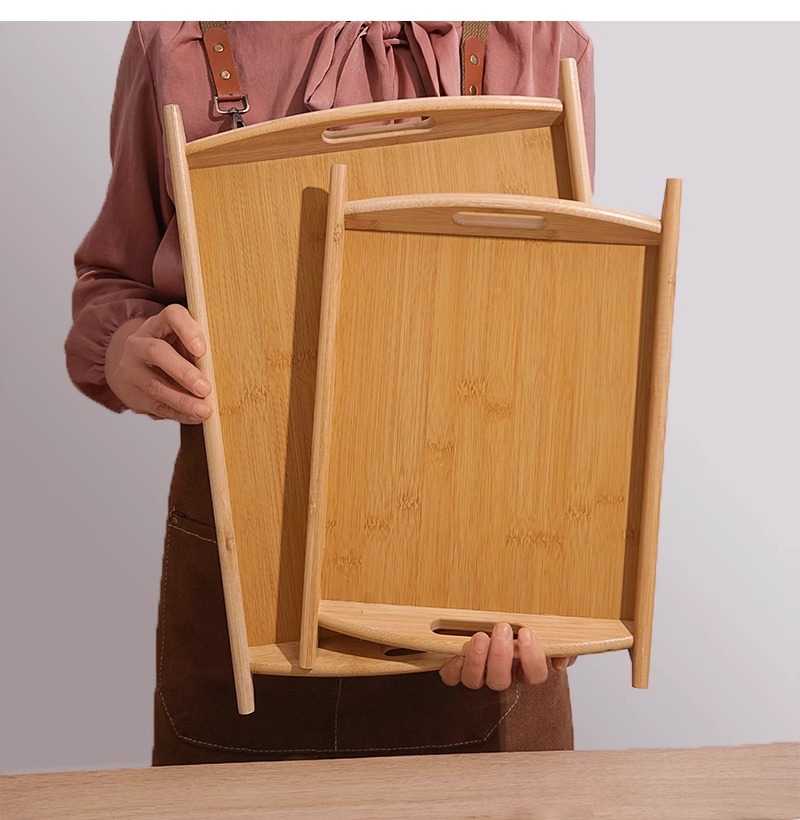 Bamboo Tea Tray - Bandeja Rectangular Japonesa de Bambú, Plato