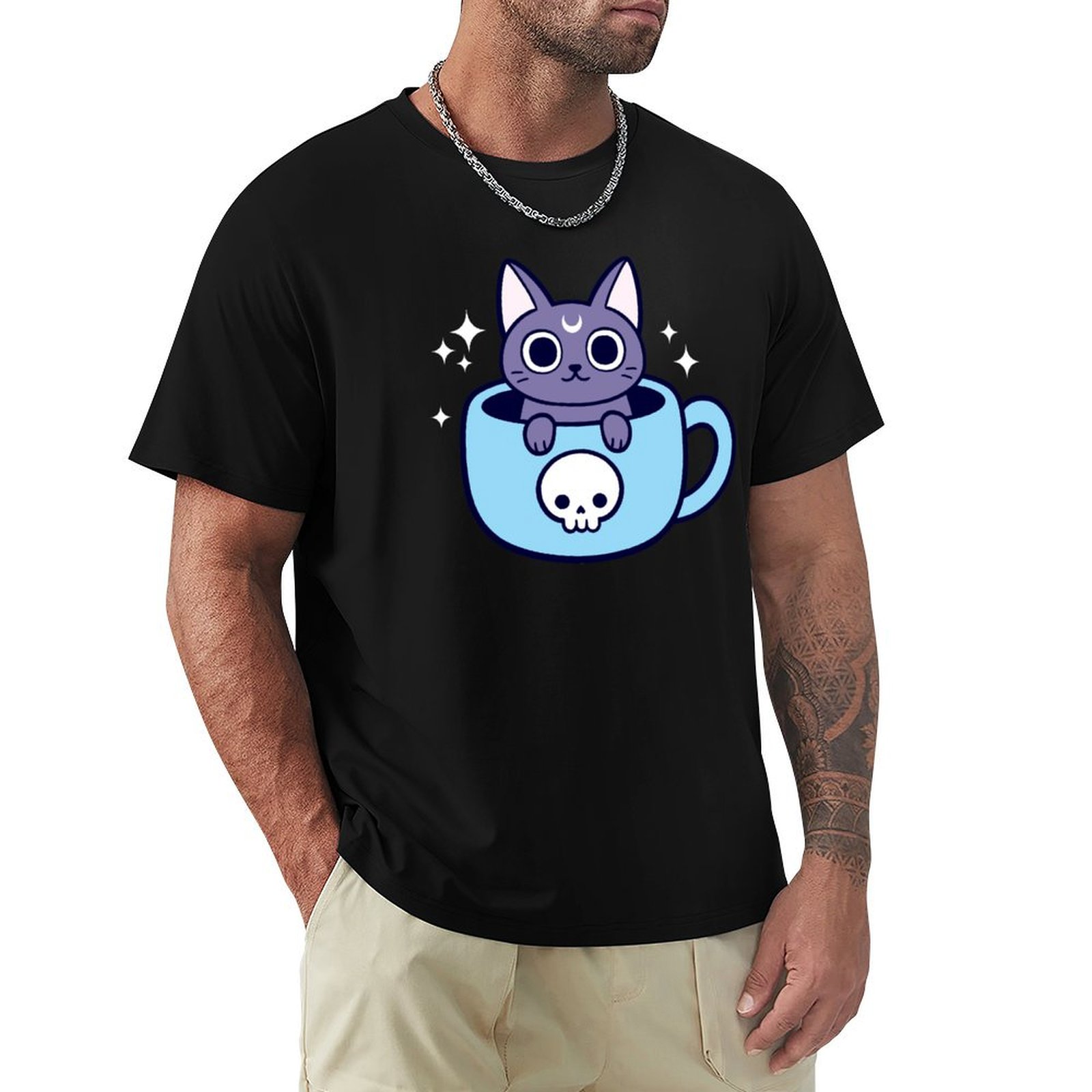 Coffee Tea Knits - Camiseta Black Magic Tea / Coffee