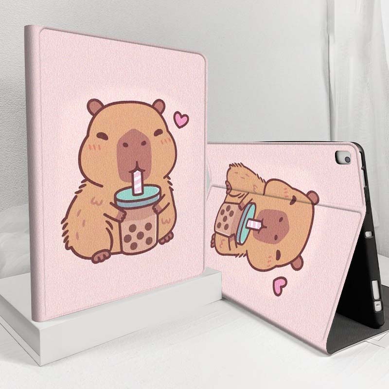 Coffee Plus Tea - Capibara de dibujos animados té de