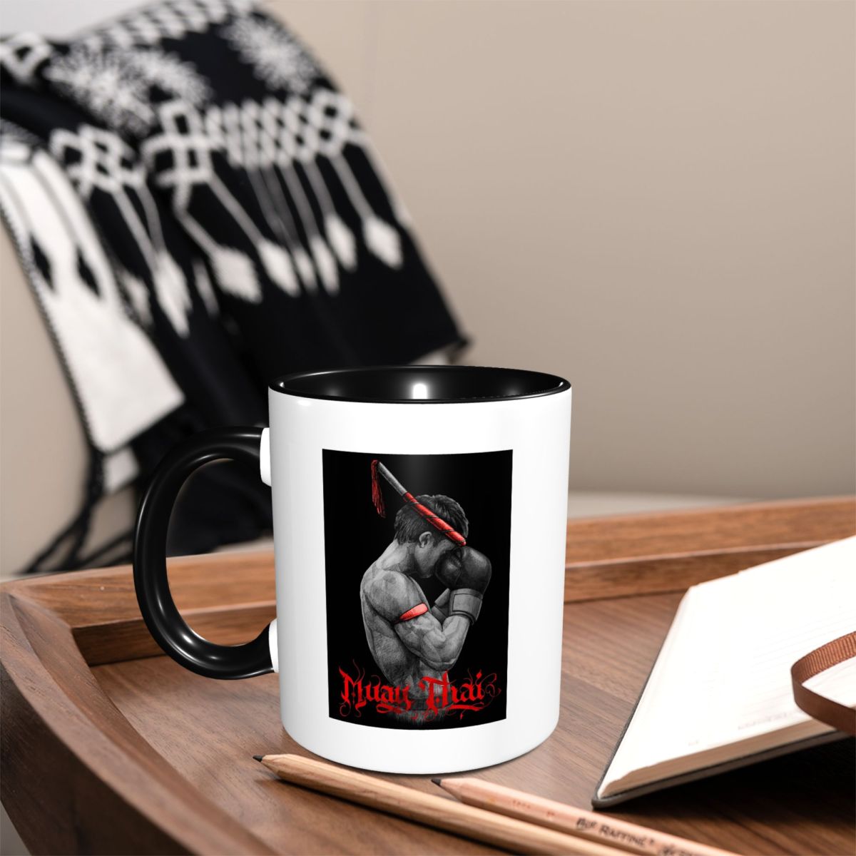 Coffee Tea Thai - Taza de Cerámica Divertida con Diseño