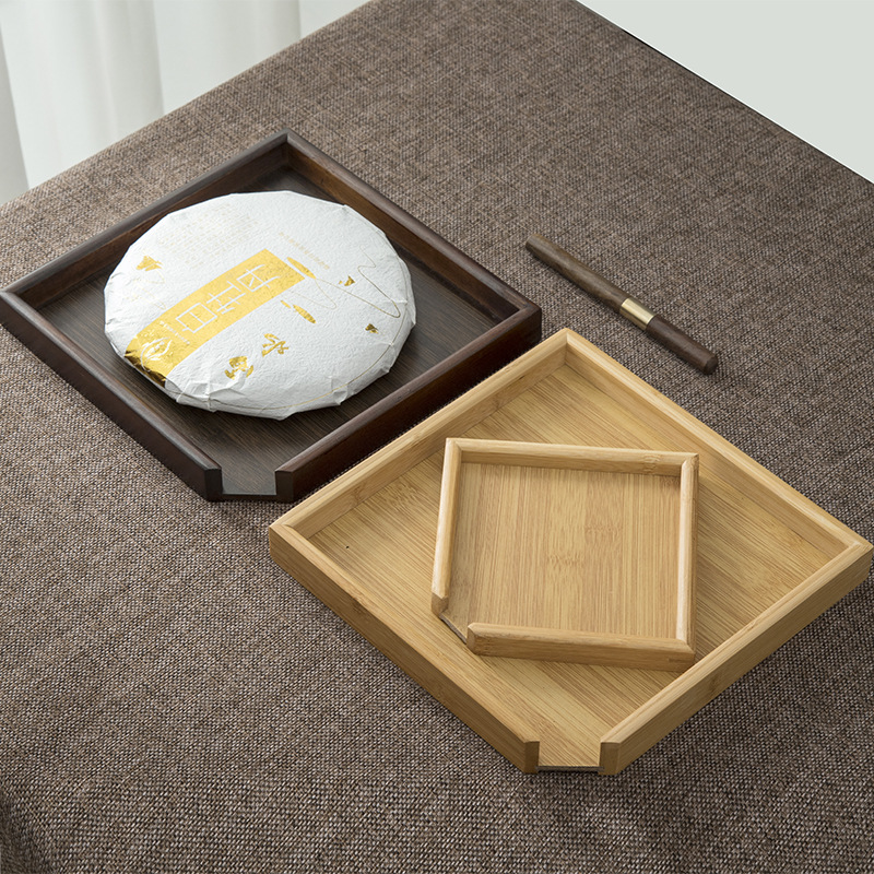 Bamboo Tea Tray - 1 unidad Caja de evaluación de