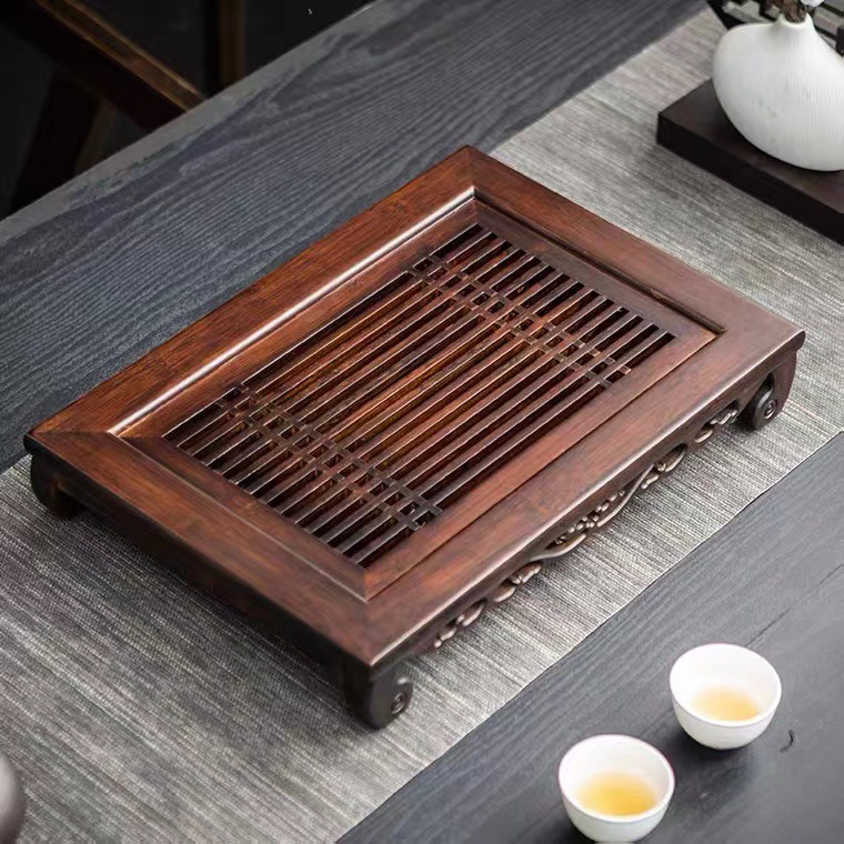 Bamboo Tea Tray - Juego de Té de Madera con