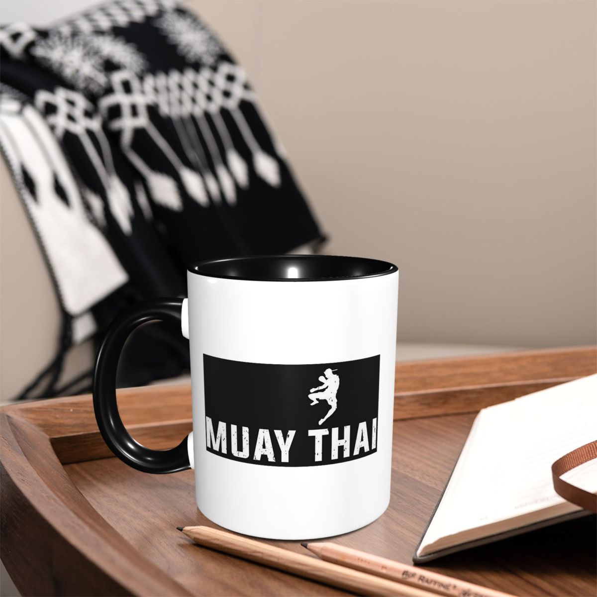 Coffee Tea Thai - Taza de Cerámica Divertida con Diseño