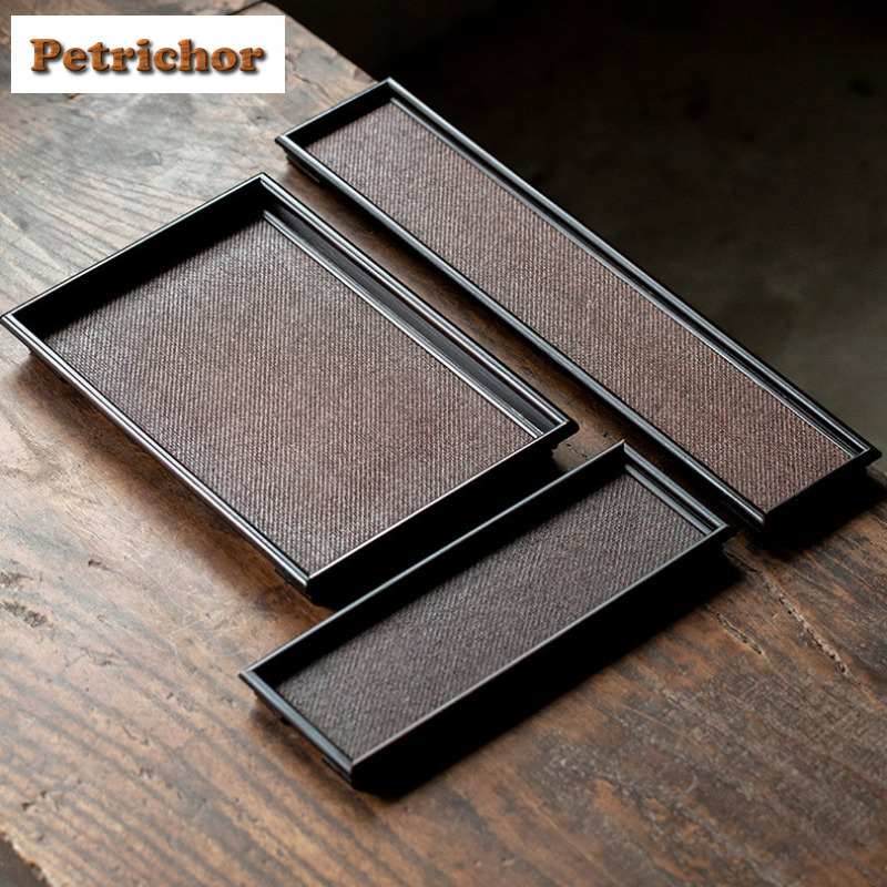 Bamboo Tea Tray - Bandeja de té tejida de bambú