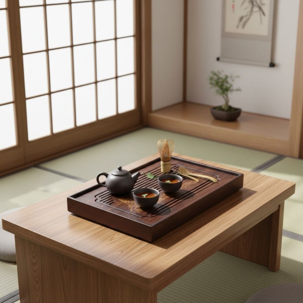 Bandeja de Té China de Bambú,  - Bamboo Tea Tray reseña y precio