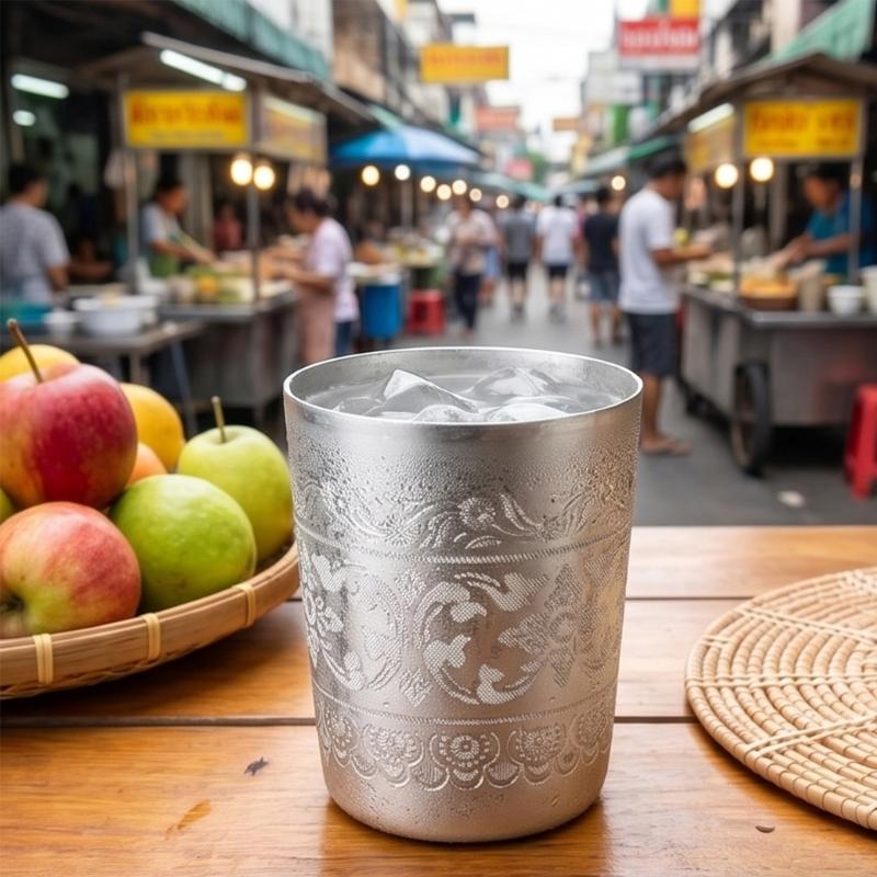 Taza lata estilo tailandés, ta - Coffee Tea Thai reseña y precio