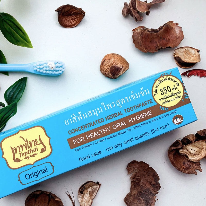 Pasta Dental Herbal Concentrad - Coffee Tea Thai reseña y precio