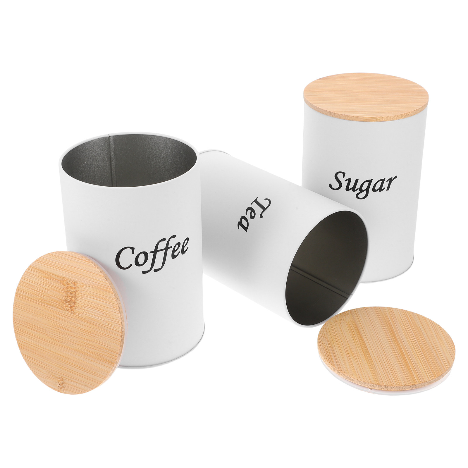 Juego de 3 Recipientes Herméti - Coffee Tea Bean reseña y precio