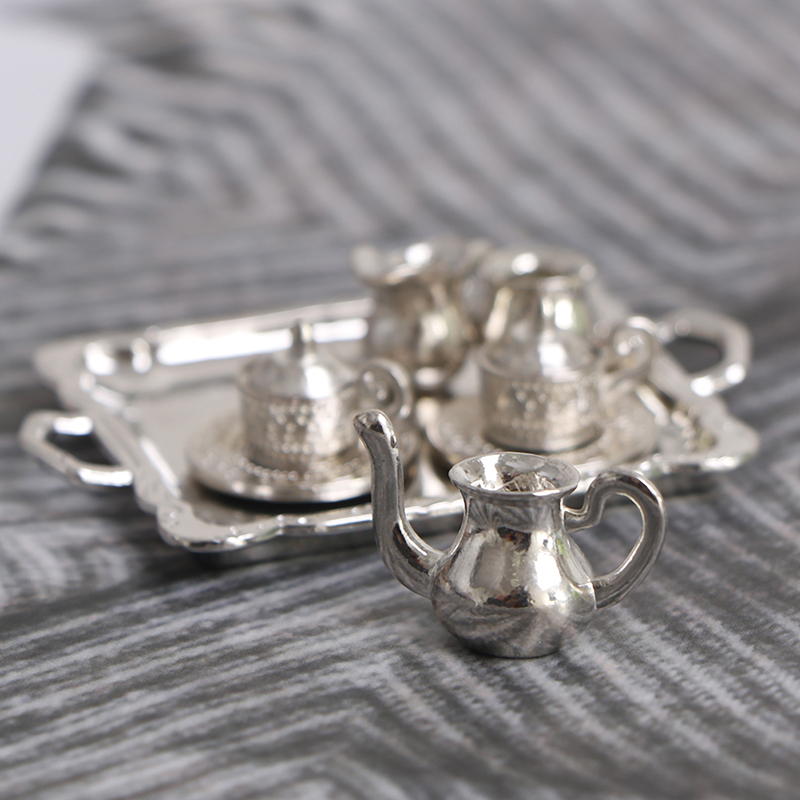 10 unids/set 1/12 casa de muñe - Coffee Tea And Sugar Set reseña y precio