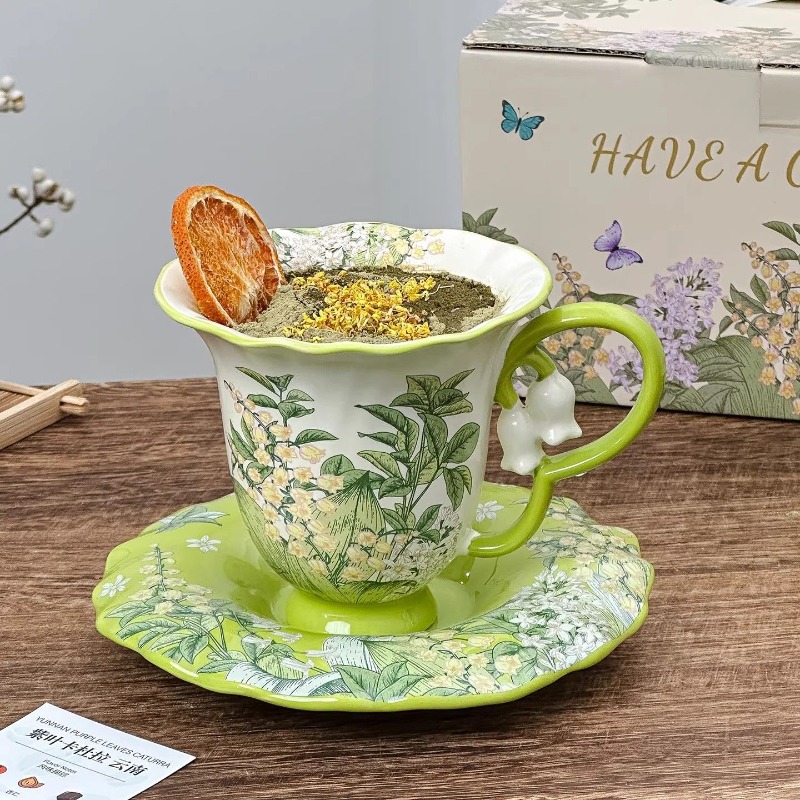 Juego de té de la tarde con di - Coffee Tea And Sugar Set reseña y precio
