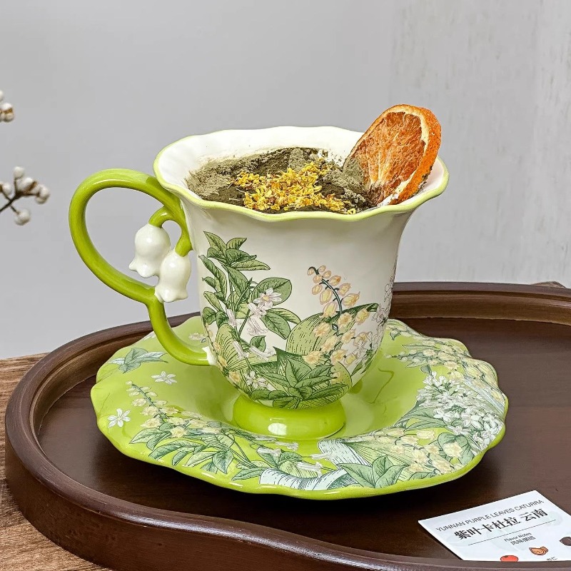 Juego de té de la tarde con di - Coffee Tea And Sugar Set reseña y precio