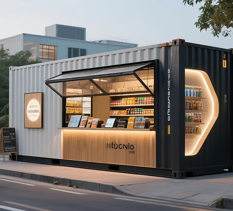 Cafetería Prefabricada en Cont - Coffee Tea Box reseña y precio