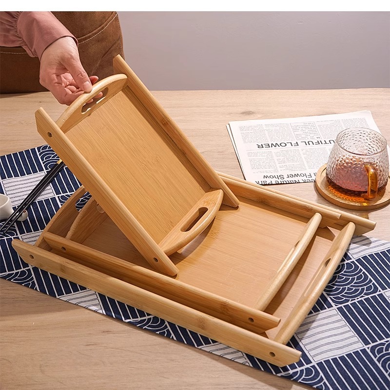Bandeja Rectangular Japonesa d - Bamboo Tea Tray reseña y precio