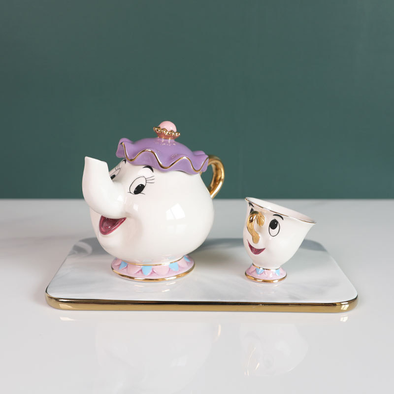 Tetera de dibujos animados La  - Coffee Tea And Sugar Set reseña y precio