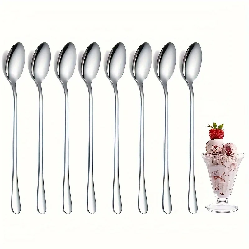 Juego de cucharas de mango lar - Coffee Tea And Sugar Set reseña y precio