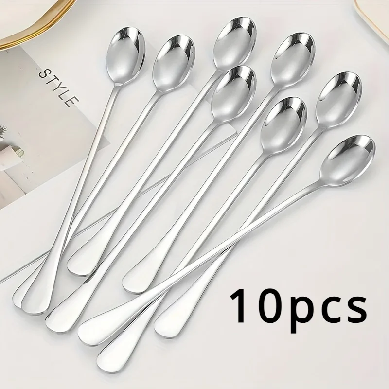 Juego de cucharas de mango lar - Coffee Tea And Sugar Set reseña y precio
