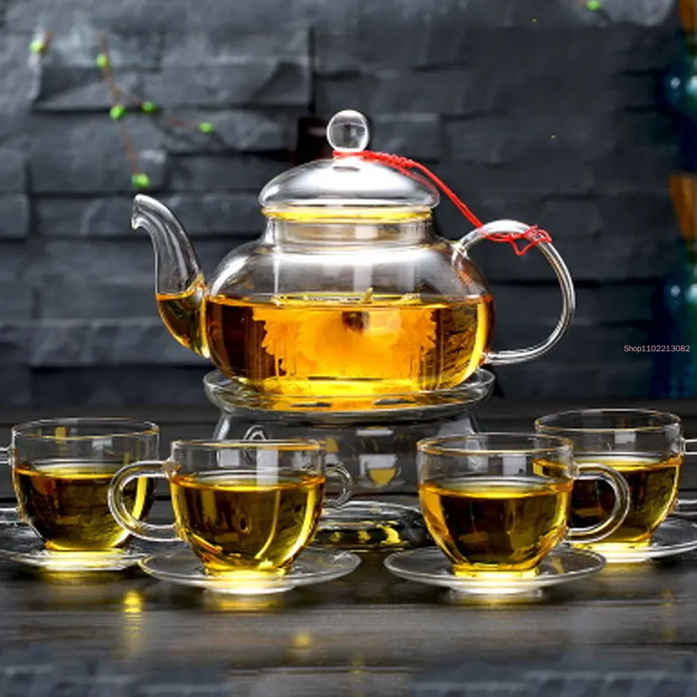 Elegante juego de té de vidrio - Bamboo Tea Tray reseña y precio
