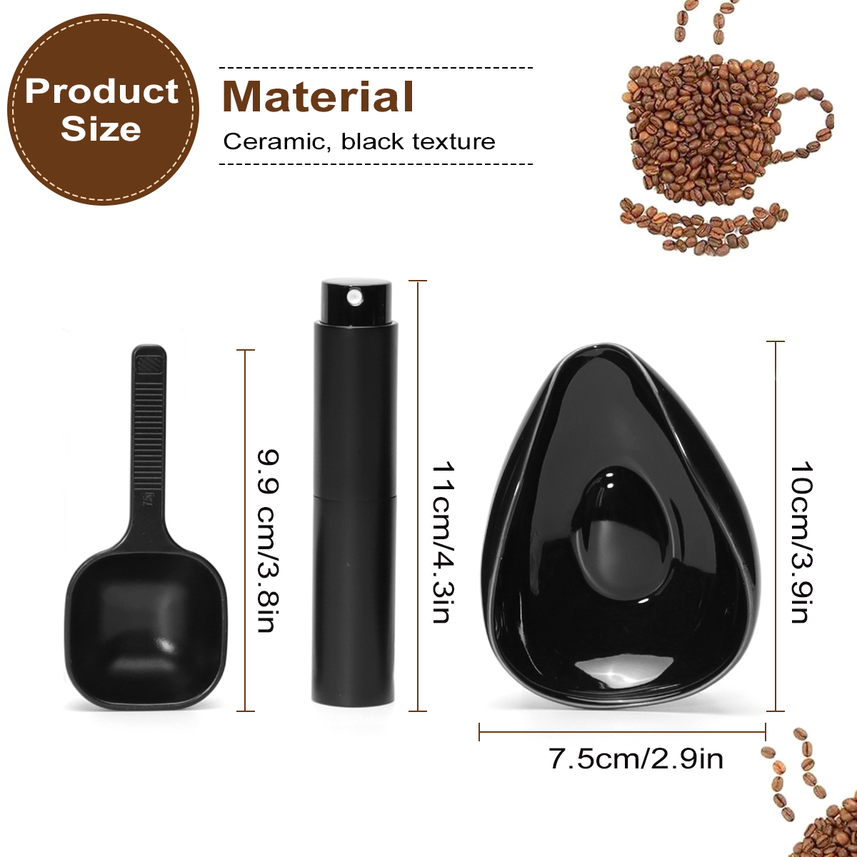 Leeseph Juego de cucharas y ta - Coffee Tea And Sugar Set reseña y precio