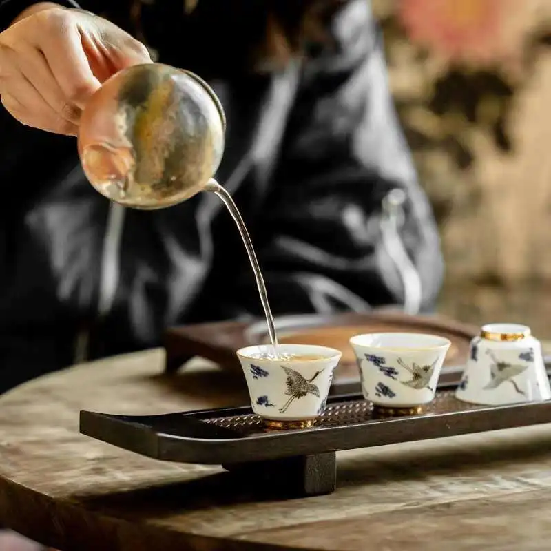 Paulownia-portavasos de bambú  - Bamboo Tea Tray reseña y precio