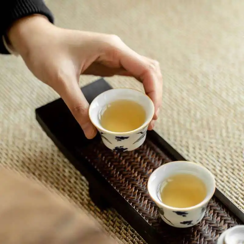 Paulownia-portavasos de bambú  - Bamboo Tea Tray reseña y precio