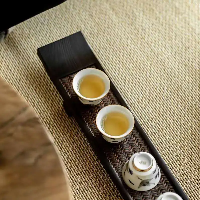 Paulownia-portavasos de bambú  - Bamboo Tea Tray reseña y precio