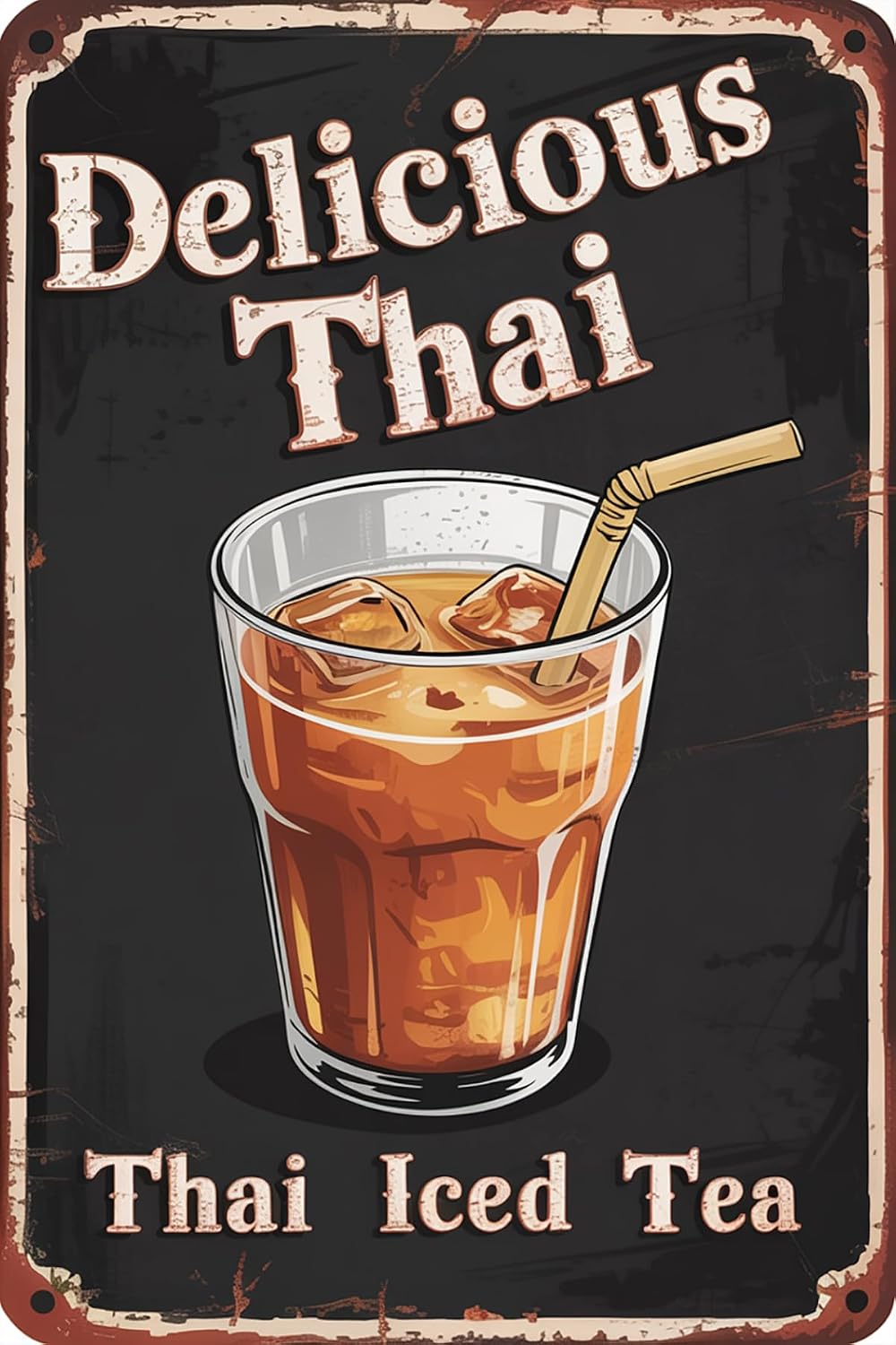 Letreros Metálicos Vintage Div - Coffee Tea Thai reseña y precio