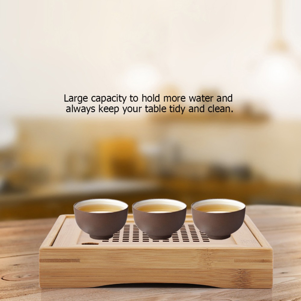 Bandeja de Té de Diseño Cuadra - Bamboo Tea Tray reseña y precio