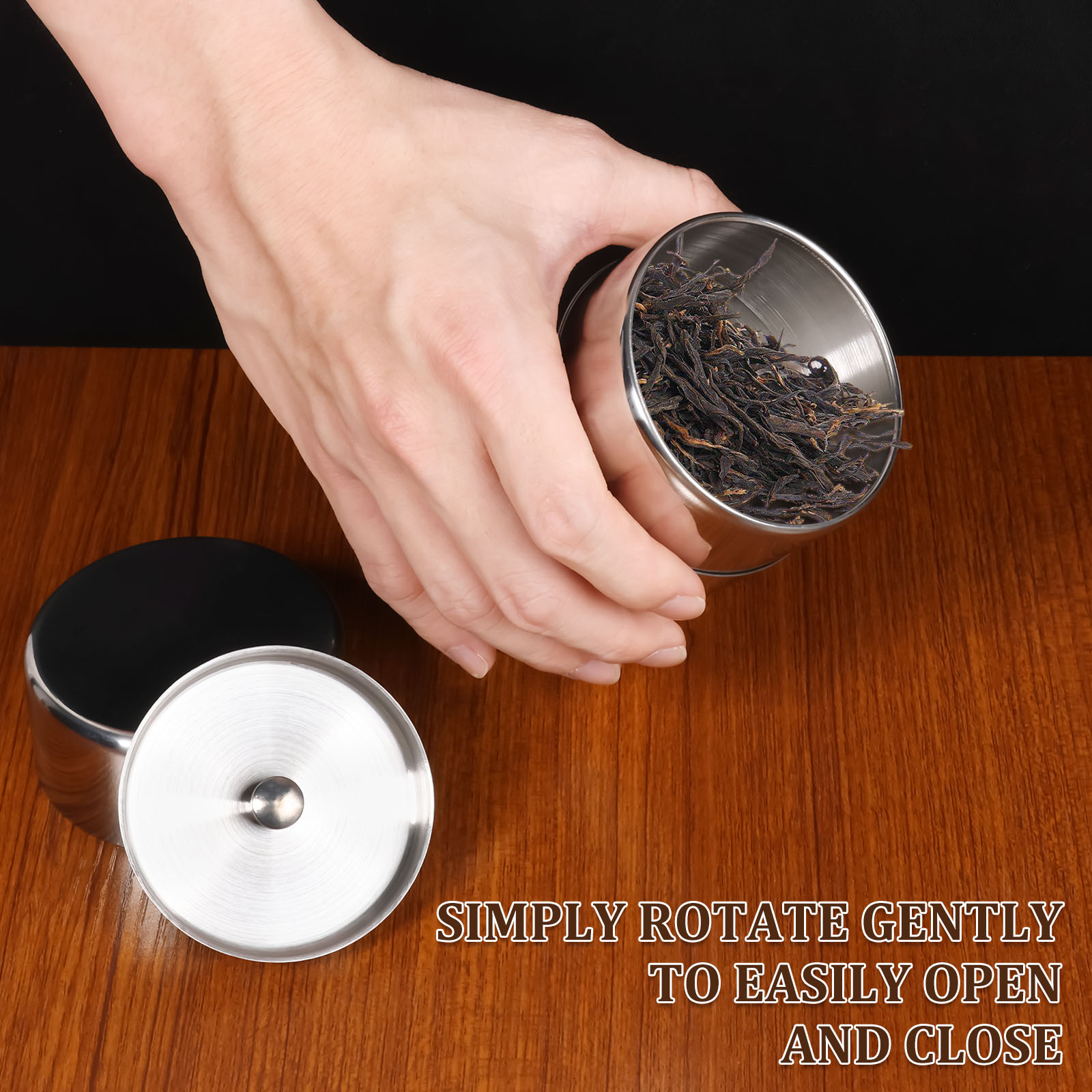 Latas de hojas de té de acero  - Coffee Tea And Leaf reseña y precio