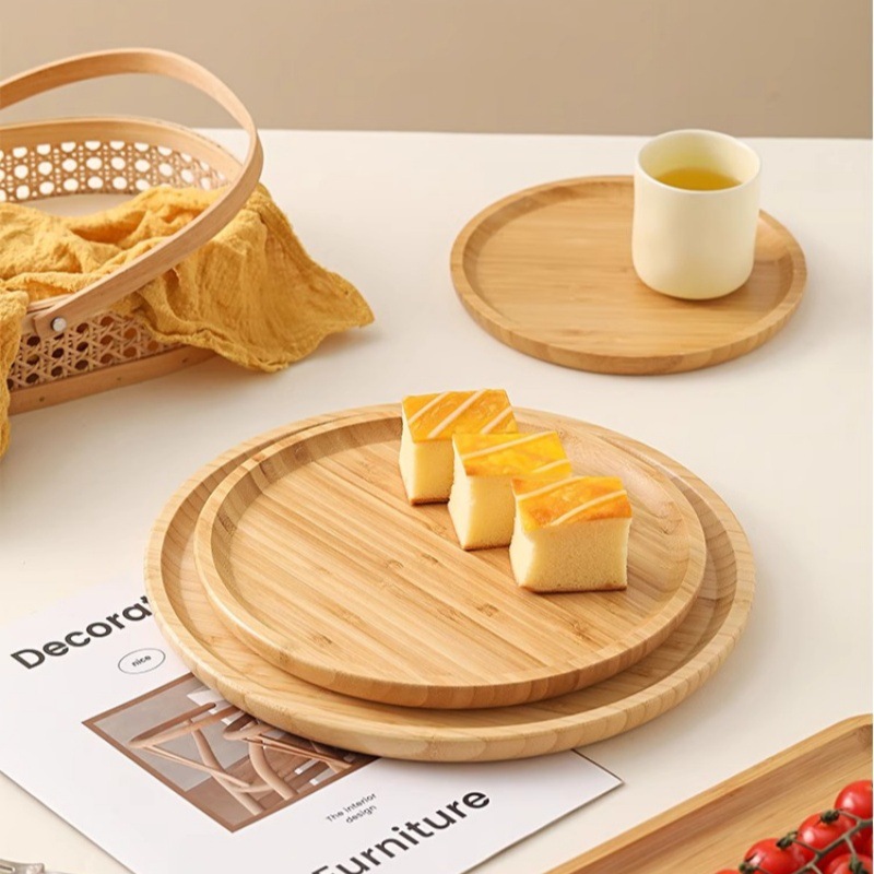 Plato de desayuno estilo japon - Bamboo Tea Tray reseña y precio