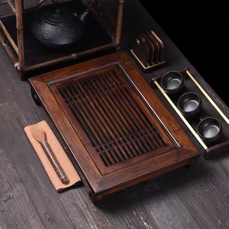 Juego de Té de Madera con Band - Bamboo Tea Tray reseña y precio