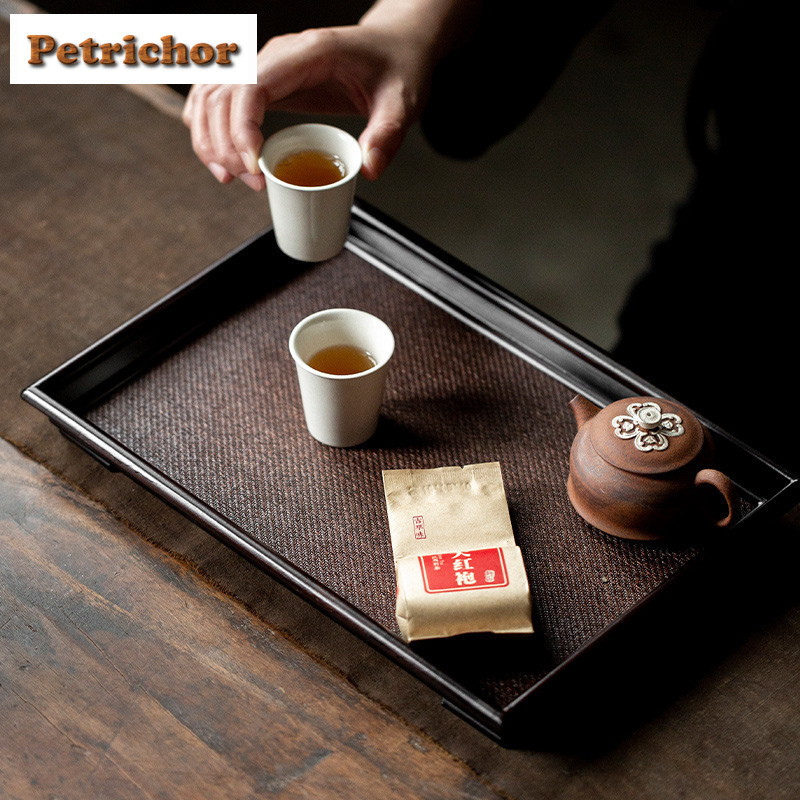 Bandeja de té tejida de bambú  - Bamboo Tea Tray reseña y precio